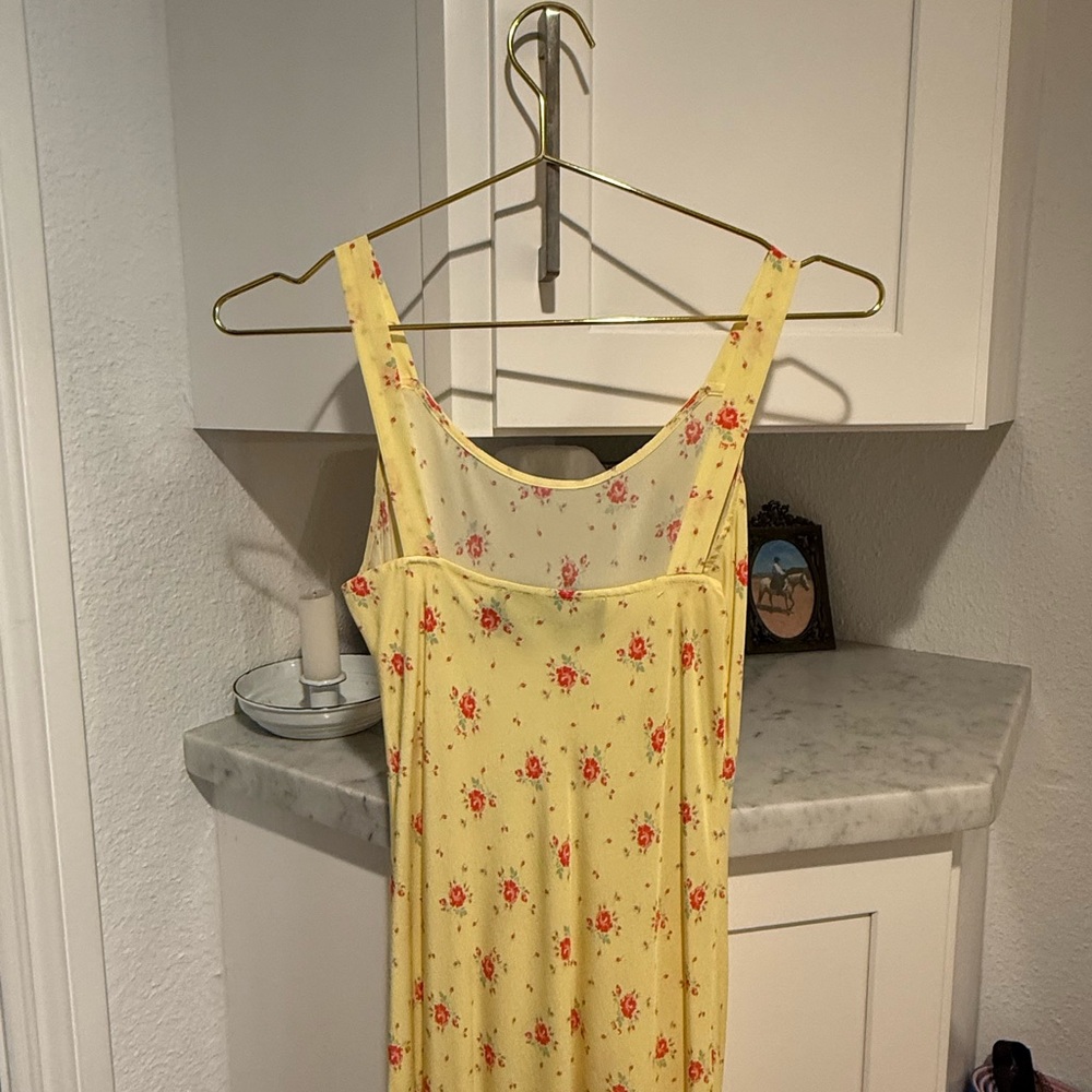 Realisation Par Yellow Dress with Red Floral Design - Picture 5 of 10